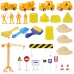 WOOPIE Magiczny Piasek Kinetyczny Plac Budowy Dźwig Autka - 003