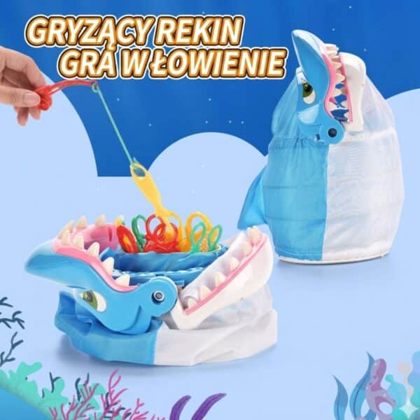 WOOPIE Gra Zręcznościowa ŁOWIENIE RYBEK Głodny Rekin GRYZIE DIY - 004