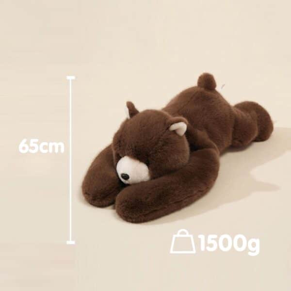 WOOPIE Pluszak Obciążeniowy Miś Niedźwiadek Bruno Antystresowy Sensoryczny Ciężkomiś Przytulanka 65cm 1500g - 007