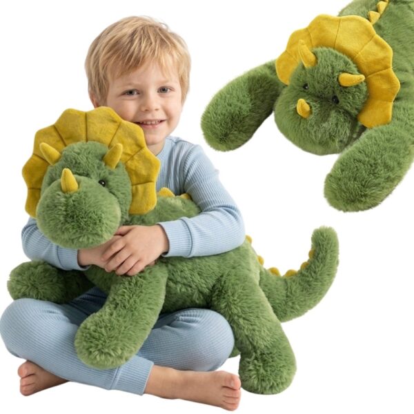 WOOPIE Pluszak Obciążeniowy Dinozaur Antystresowy Sensoryczny Ciężkomiś Przytulanka 65cm 1500g - 001