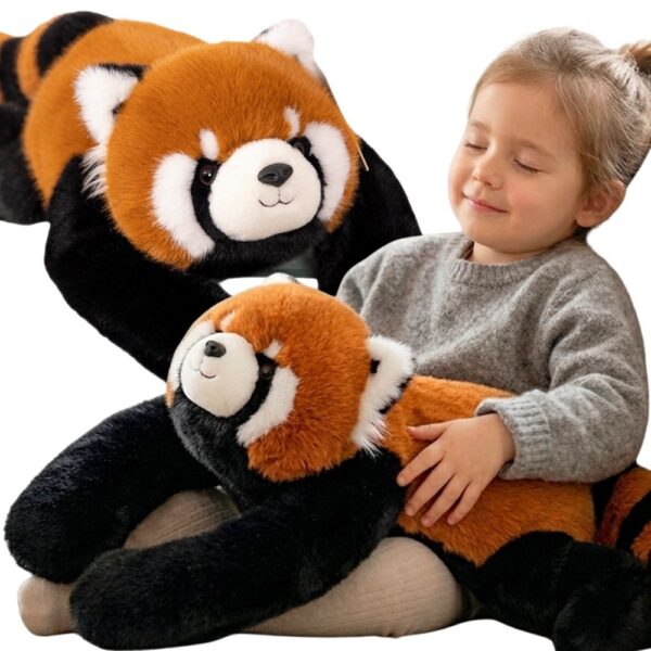 WOOPIE Pluszak Obciążeniowy Panda Ruda Antystresowy Sensoryczny Ciężkomiś 65cm 2500g - 001