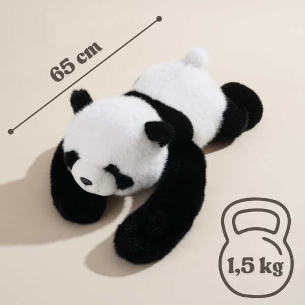 WOOPIE Pluszak Obciążeniowy Panda Antystresowy Sensoryczny Ciężkomiś Przytulanka 65cm 1500g - 007