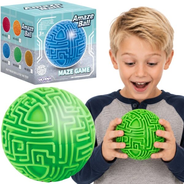 WOOPIE Zielona Kula Labirynt 3D Gra Zręcznościowa Amaze Ball - 001 WOOPIE Zielona Kula Labirynt 3D Gra Zręcznościowa Amaze Ball - 001