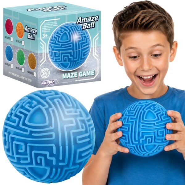 WOOPIE Niebieska Kula Labirynt 3D Gra Zręcznościowa Amaze Ball - 001