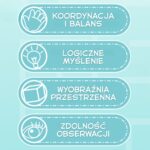 WOOPIE Niebieska Kula Labirynt 3D Gra Zręcznościowa Amaze Ball - 004