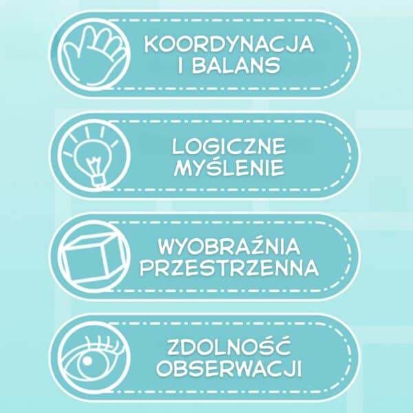 WOOPIE Niebieska Kula Labirynt 3D Gra Zręcznościowa Amaze Ball - 004