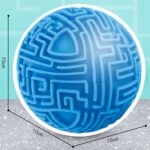 WOOPIE Niebieska Kula Labirynt 3D Gra Zręcznościowa Amaze Ball - 006