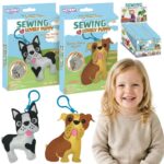 WOOPIE Zestaw do szycia dla dzieci PIESKI breloczek DIY - 001