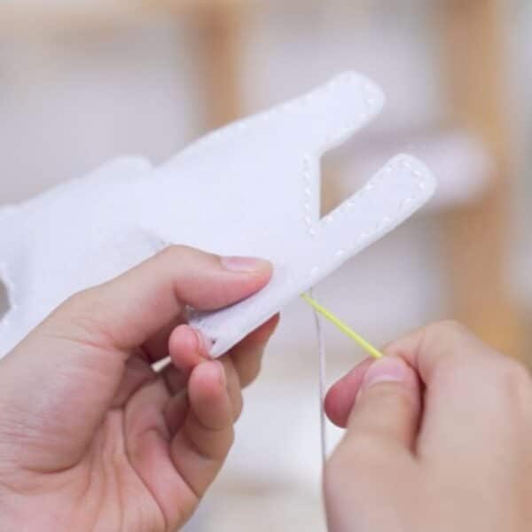 WOOPIE Zestaw do szycia dla dzieci PIESKI breloczek DIY - 006