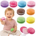 VIGA Drewniane Ciastka Kolorowe Ciasteczka Zestaw Makaroników 8 szt - 011