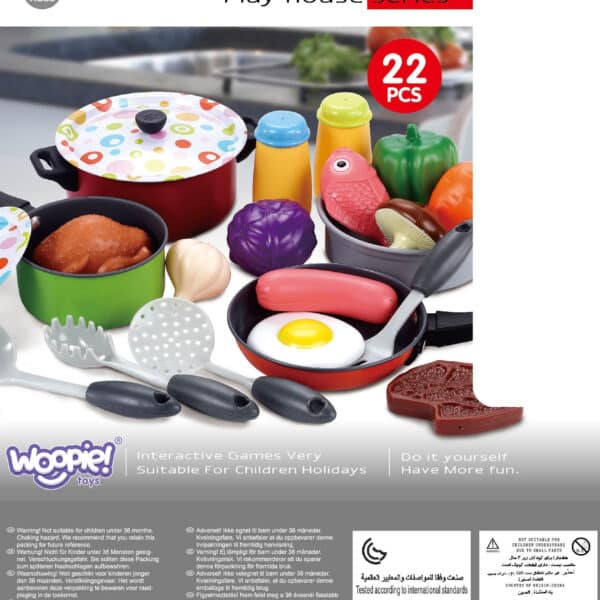 WOOPIE Zestaw XXL Kucharza Akcesoria Przybory Kuchenne 22 el. - 014