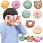 VIGA PolarB Drewniane Ciastka Ciasteczka Cukiernia Zestaw Makaroników - 010