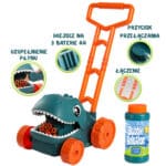 WOOPIE Kosiarka Ogrodowa Dino na Bańki Mydlane Dinozaur + Płyn - 012