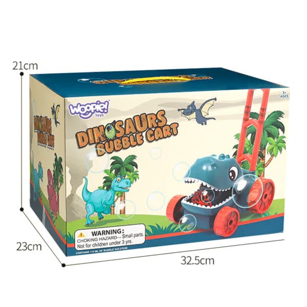 WOOPIE Kosiarka Ogrodowa Dino na Bańki Mydlane Dinozaur + Płyn - 013