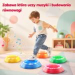 WOOPIE Kamienie Równoważne Interaktywne z Dźwiękiem i Światłem 5 el. - 002