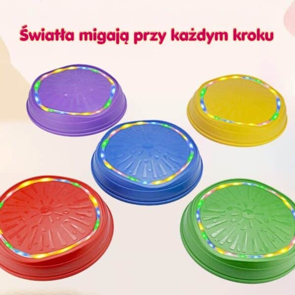 WOOPIE Kamienie Równoważne Interaktywne z Dźwiękiem i Światłem 5 el. - 004