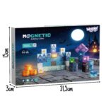 WOOPIE Magnetyczne Klocki Konstrukcyjne Zamek Pikselowy 64 el. - 008