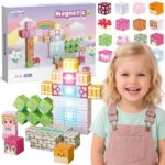 Woopie Klocki Magnetyczne Kostki 48 el Montessori Edukacyjna Układanka 3D - 001