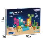 Woopie Klocki Magnetyczne Kostki 54 el Montessori Ocean Układanka Gra 3D - 006