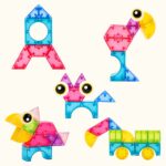WOOPIE Klocki Magnetyczne 21el M Block Kreatywne Edukacyjne Prezent 3D - 002