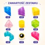 WOOPIE Klocki Magnetyczne 21el M Block Kreatywne Edukacyjne Prezent 3D - 003