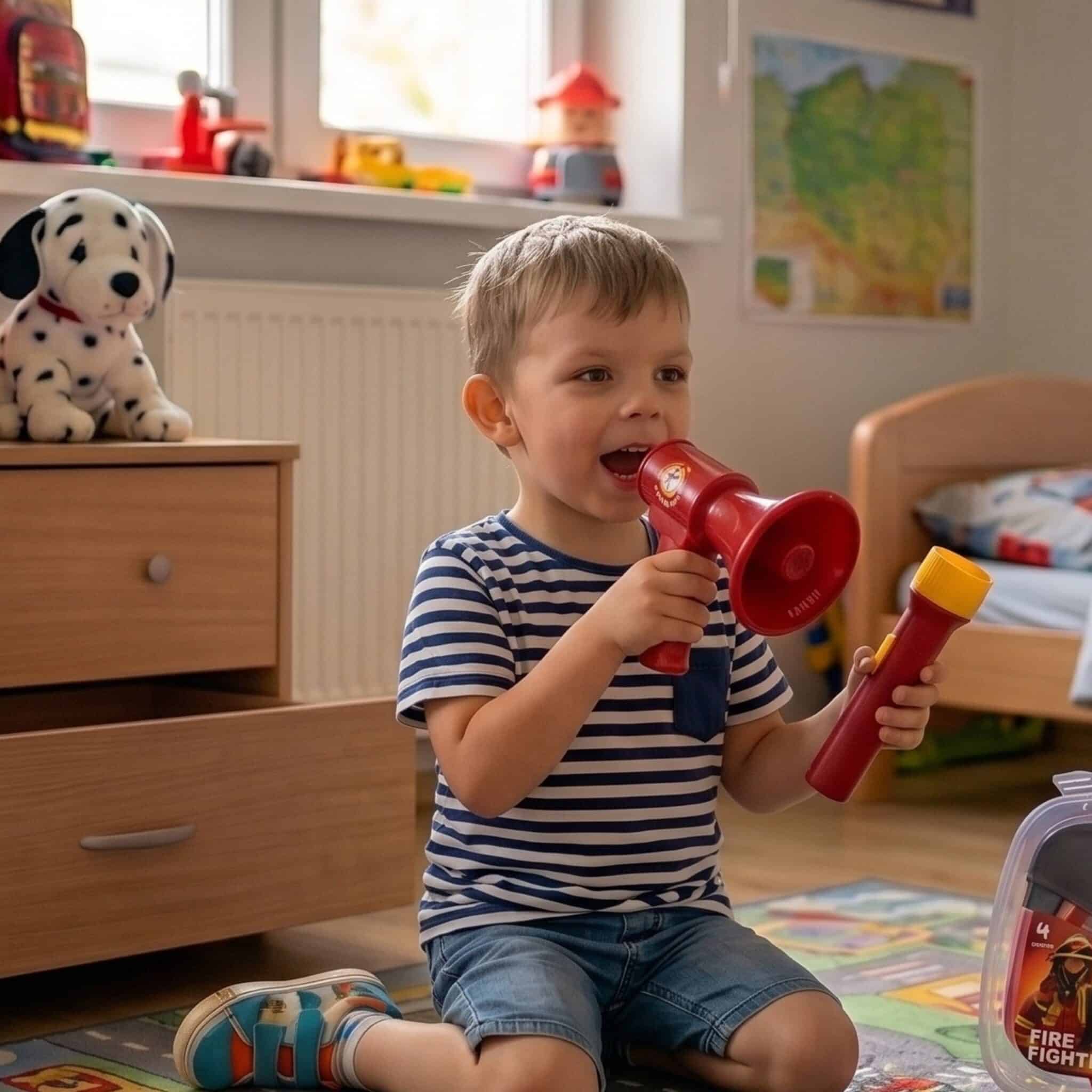 WOOPIE Zestaw Walizka Strażaka z Gaśnicą 7 el. - 003