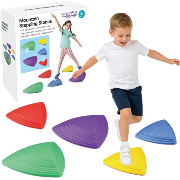 WOOPIE Kamienie Sensoryczne Trening Równowagi Antypoślizgowe 5 el. - 001