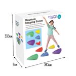 WOOPIE Kamienie Sensoryczne Trening Równowagi Antypoślizgowe 5 el. - 006