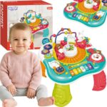 WOOPIE BABY Stolik Edukacyjny Interaktywny 2w1 Pianinko Dźwięki - 001
