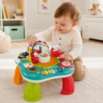 WOOPIE BABY Stolik Edukacyjny Interaktywny 2w1 Pianinko Dźwięki - 002