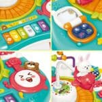 WOOPIE BABY Stolik Edukacyjny Interaktywny 2w1 Pianinko Dźwięki - 004