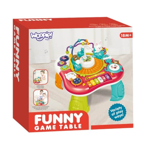 WOOPIE BABY Stolik Edukacyjny Interaktywny 2w1 Pianinko Dźwięki - 007