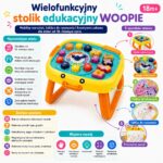 WOOPIE Interaktywny Stolik Edukacyjny Warsztat i Tablica 3w1 - 003
