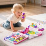 WOOPIE Interaktywna Tablica Manipulacyjna Busy Car Walizka 3w1 Dźwięk Światło - 002