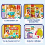 WOOPIE Interaktywna Tablica Manipulacyjna Busy Car Walizka 3w1 Dźwięk Światło - 004