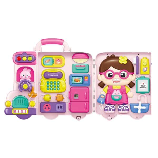 WOOPIE Interaktywna Tablica Manipulacyjna Busy Car Walizka 3w1 Dźwięk Światło - 005