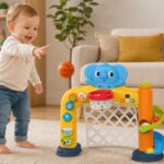 WOOPIE BABY Interaktywne Centrum Sportowe 2w1: Bramka i Kosz ze Słonikiem - 002