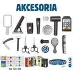 WOOPIE Barber Zestaw Fryzjerski dla Dzieci Salon Stylizacji 24el. - 004