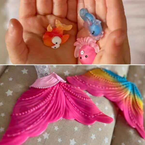 WOOPIE Lalka Syrenka Gina Magiczna Tęczowa z Akcesoriami - 004