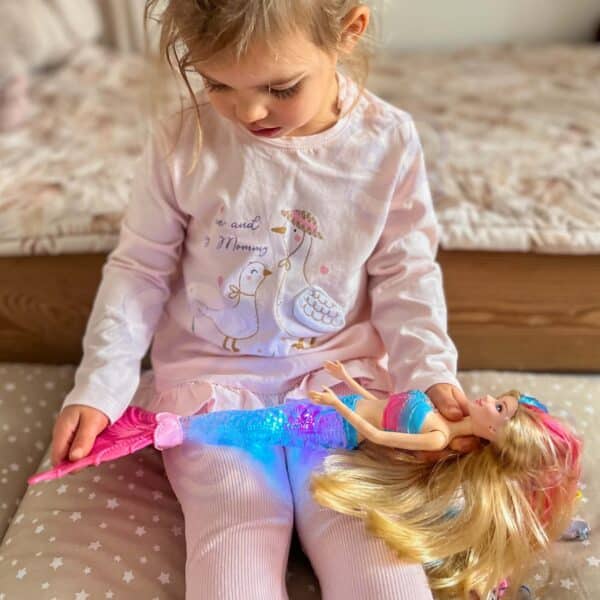 WOOPIE Lalka Syrenka Gina Magiczna Tęczowa z Akcesoriami - 006