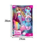 WOOPIE Lalka Syrenka Gina Magiczna Tęczowa z Akcesoriami - 008
