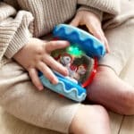 WOOPIE BABY Bębenek Pozytywka Projektor 3w1 Zabawka Muzyczna dla Niemowląt + Walec Roller do Nauki Raczkowania - 002