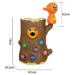 WOOPIE Magnetyczna Gra Zręcznościowa Złap Robaczka 2 Dzięcioły + 10 Robaczków - 004
