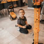 WOOPIE Dźwig Żuraw Zdalnie Sterowany 103 cm R/C Ciężarówka Koparka  + 4 Akc. - 003
