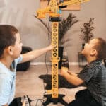 WOOPIE Dźwig Żuraw Zdalnie Sterowany 103 cm R/C Ciężarówka Koparka  + 4 Akc. - 015