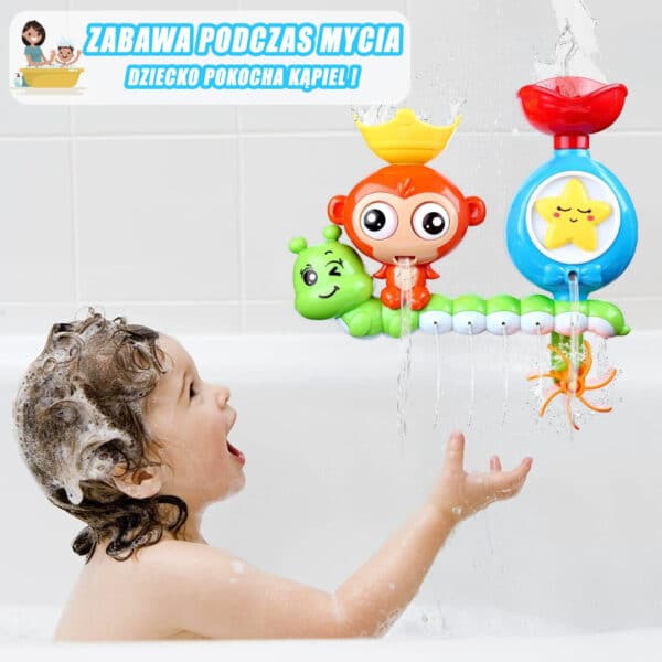 WOOPIE BABY Zabawka Wodna do Kąpieli Małpka + Kubeczek - 015