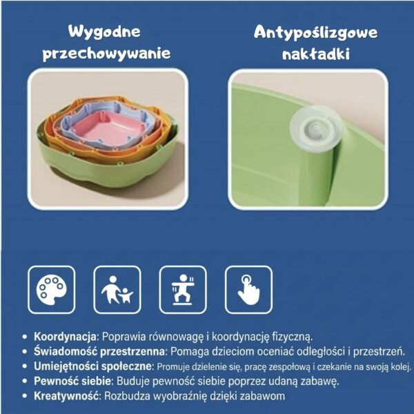 WOOPIE Kamienie Sensoryczne do Balansowania 5 el. - 003