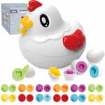 WOOPIE Edukacyjna Kurka Montessori Sorter Nauka Kształtów - 001