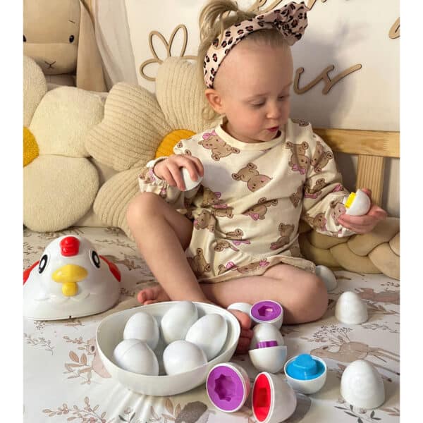 WOOPIE Edukacyjna Kurka Montessori Sorter Nauka Kształtów - 004