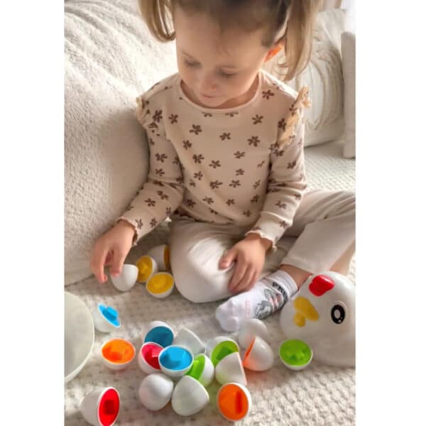 WOOPIE Edukacyjna Kurka Montessori Sorter Nauka Kształtów - 005